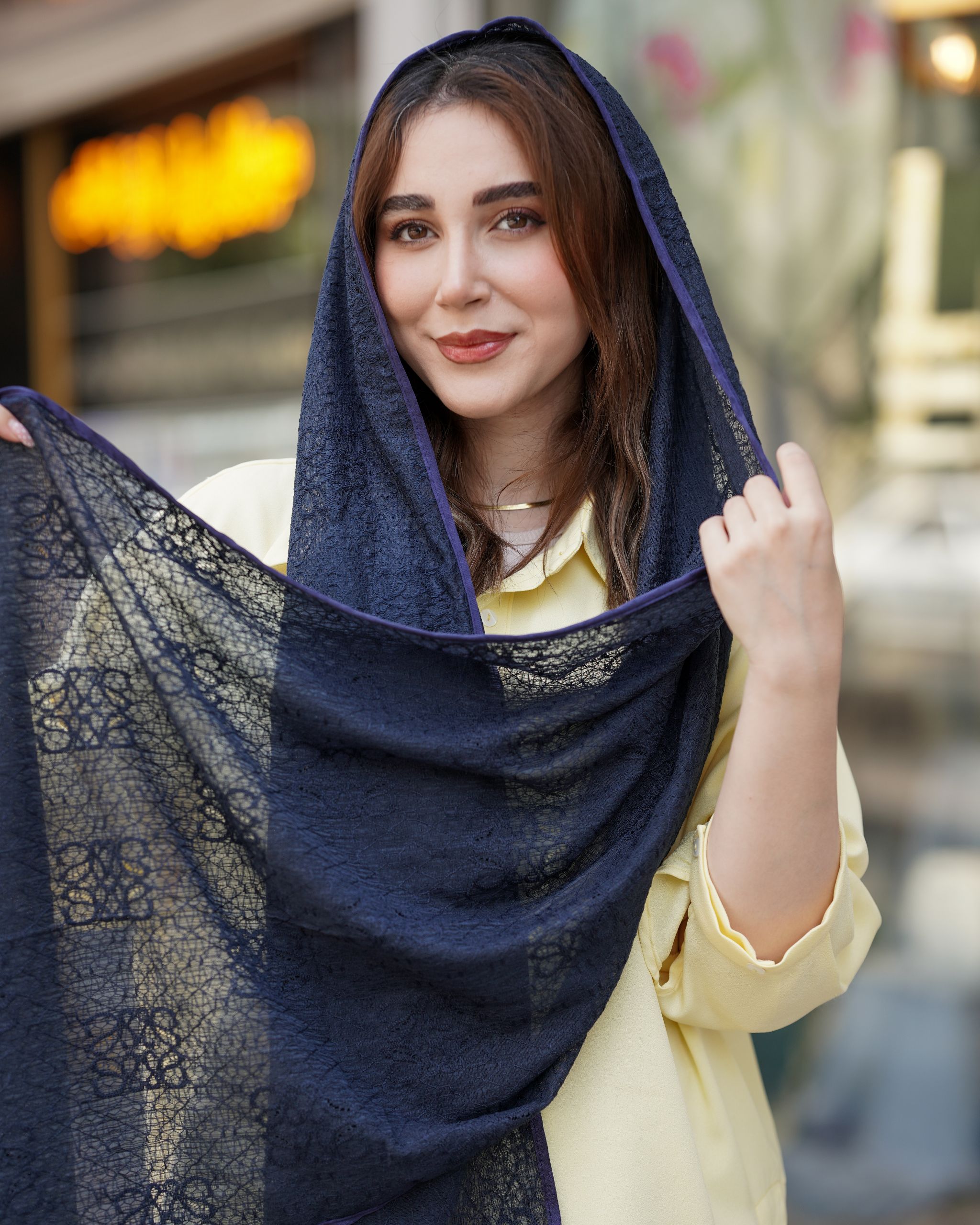 شال نخ حریر